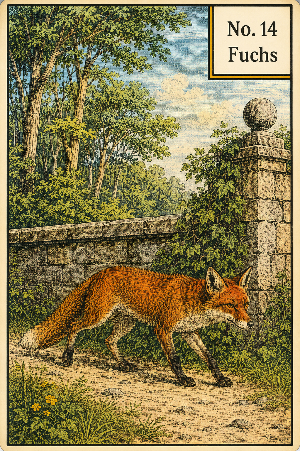 Nr. 14 Fuchs (Lenormand)