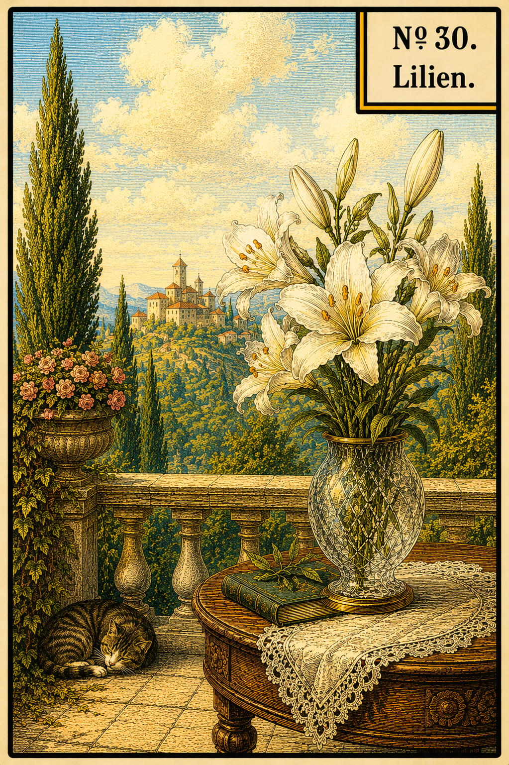 Nr. 30 Lilien (Lenormand)