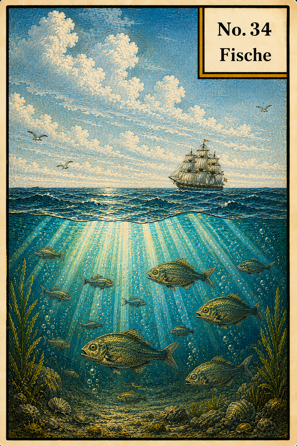 Nr. 34 Fische (Lenormand)